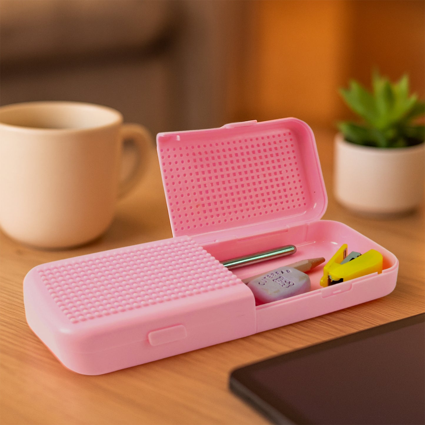 Customizable Pixel Art Pencil Box with Building Blocks - 1 Set - Happy Price - Image 3