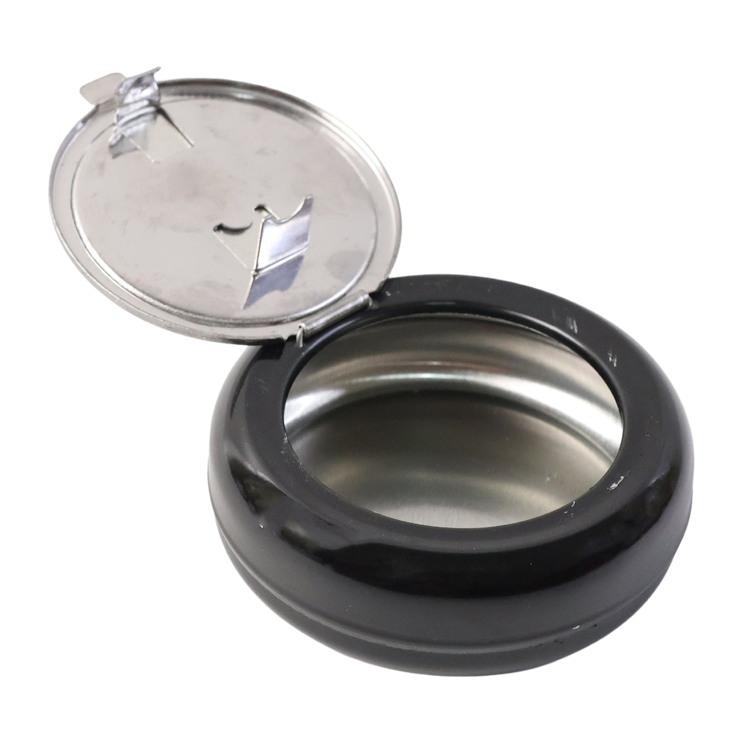 Round Smokeless Ashtray with Lid - Portable & Odor Control (1 Pc) - Happy Price - Image 2