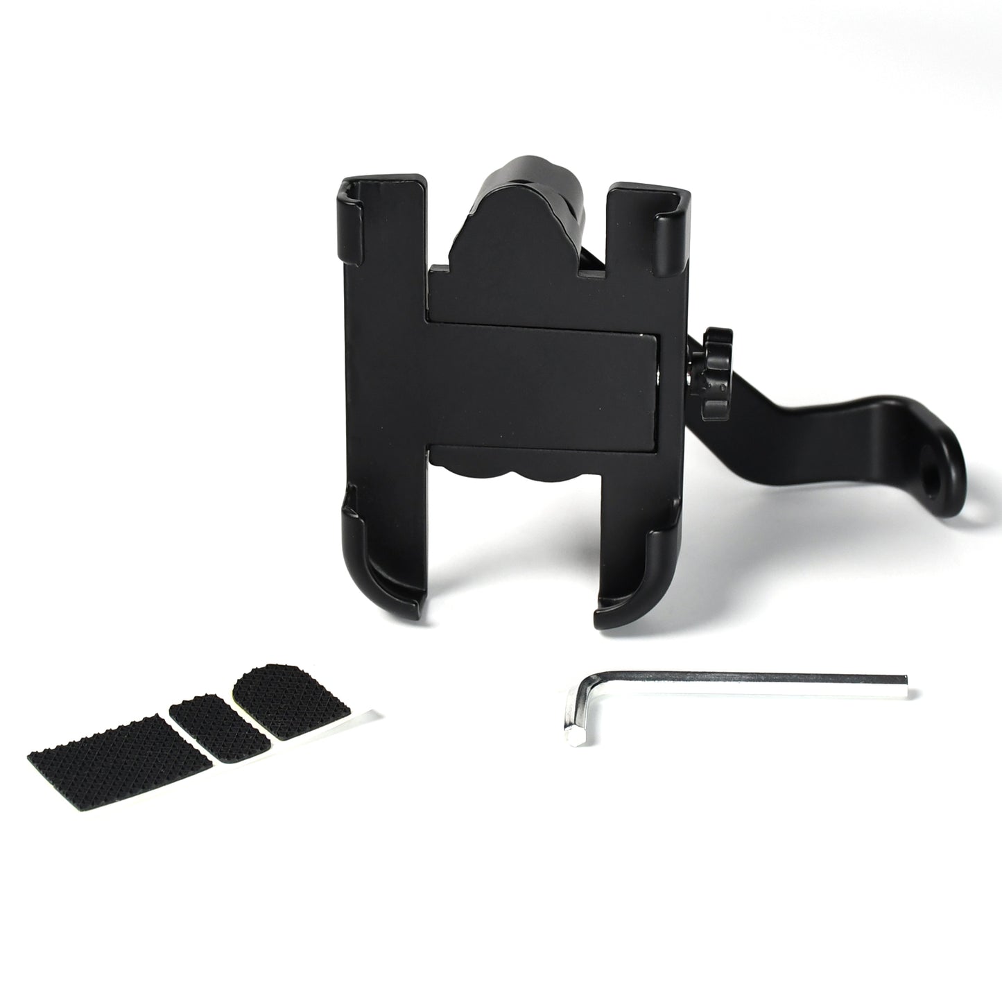 Mobile Phone Holder With Easy Adjustable Rear View Mirror Mount Solid Metal Cradle Stand Suitable For Bike  Mobile Phones - Happy Price - Image 2