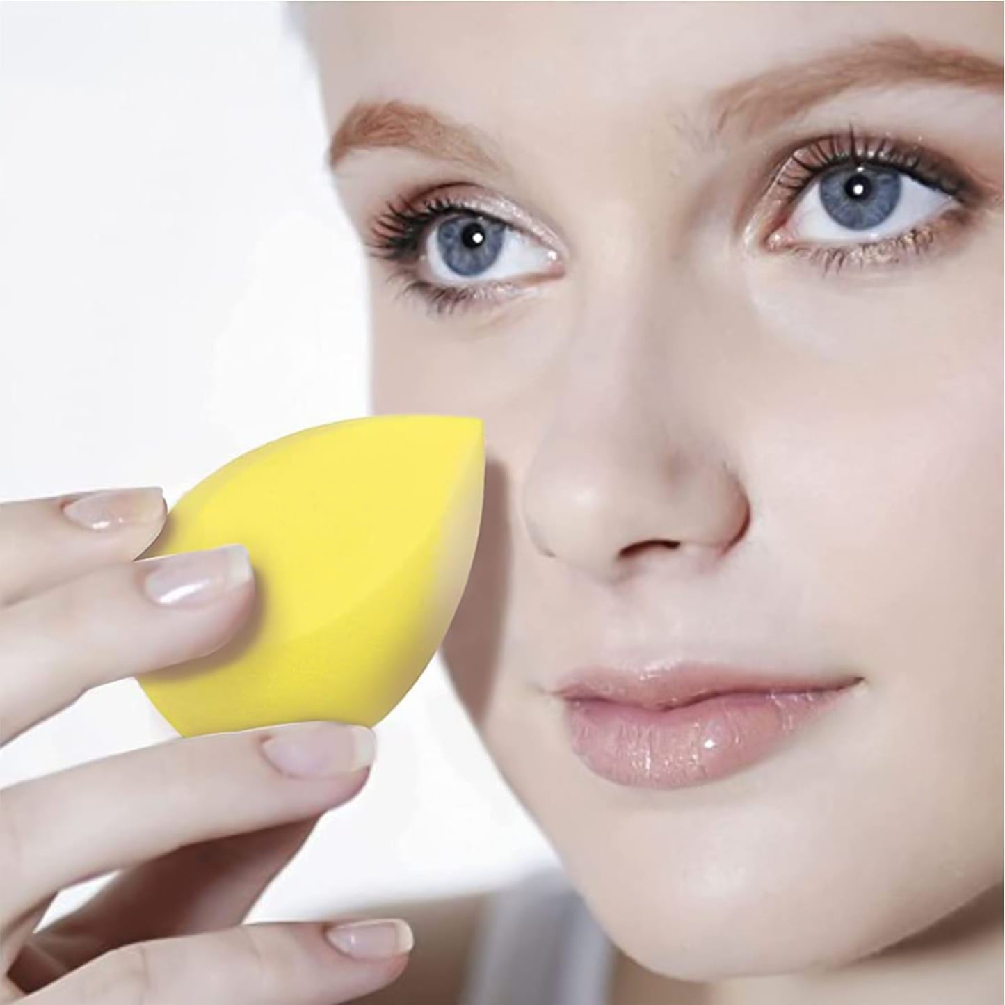 Makeup Sponges Set Perfect For Liquid Cream And Powder (4 Pcs Set With Case) - Happy Price - Image 2