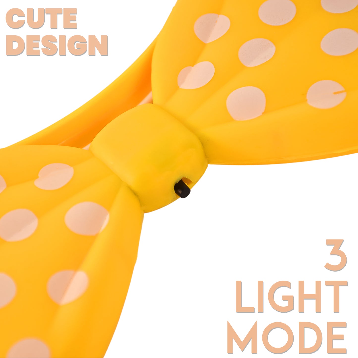 LED Glowing Bow Hairband for Kids (1 Pc) - Fun Party Accessory - Happy Price - Image 4