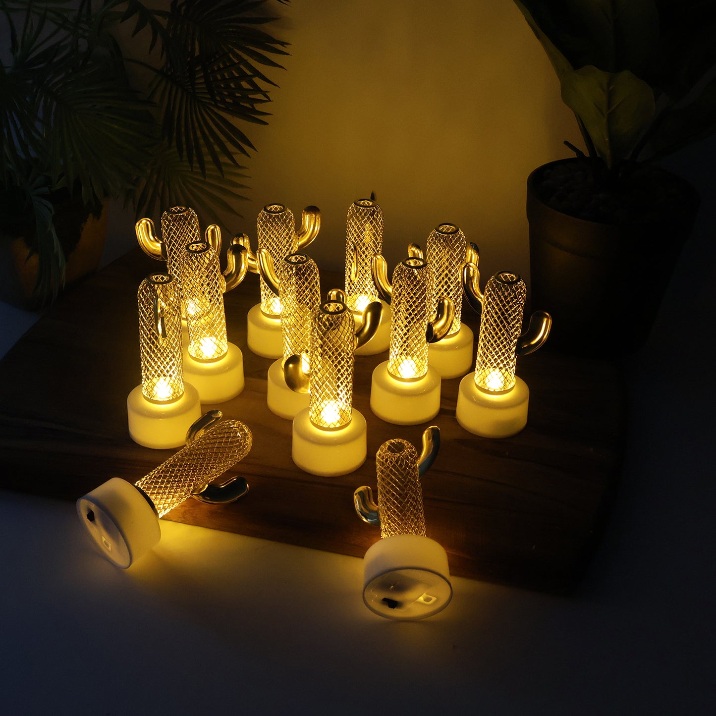 Decorative Cactus Flameless LED Candles - Set of 12 - Happy Price - Image 4