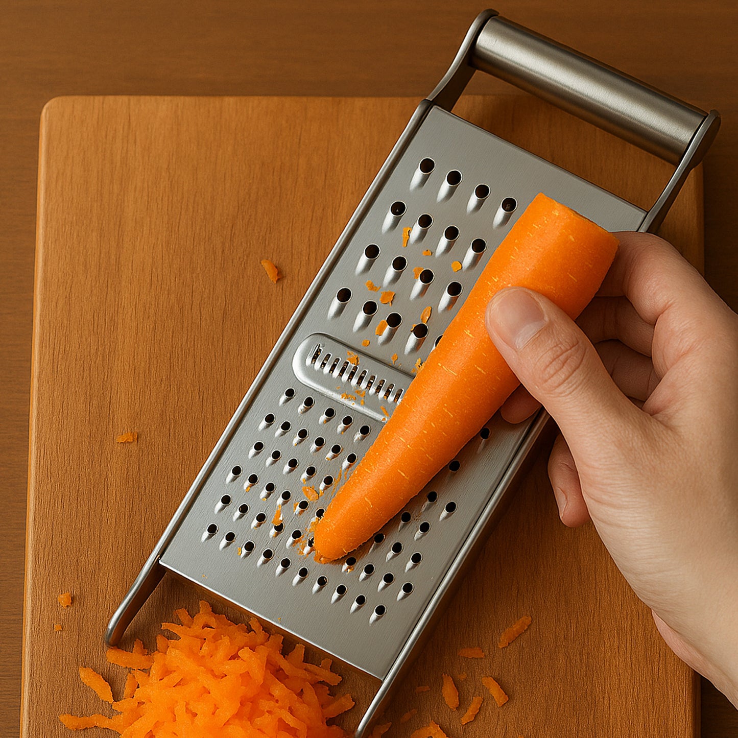 Apex Stainless Steel Grater  Slicer (3 In 1) - Happy Price - Image 4