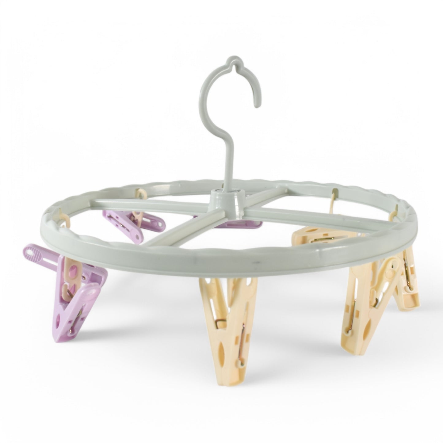 8-Clip Clothes Drying Hanger for Small Laundry Items - Happy Price - Image 4