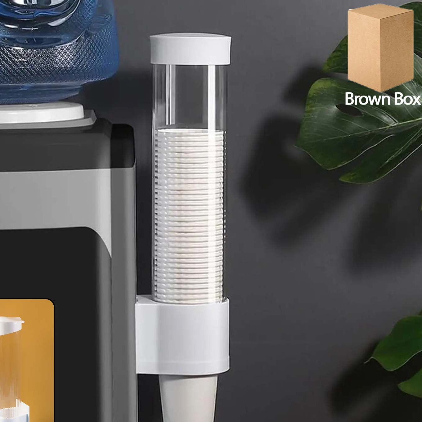 Automatic Paper Cup Dispenser Holder (1 Pc) - Wall Mount Organizer - Happy Price - Image 1