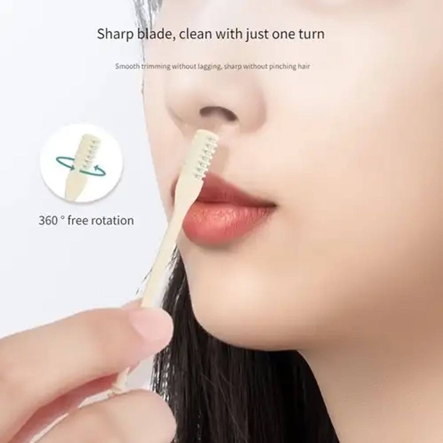 Nose Hair Removal Trimmer Nose Hair Remover Razor Kit Blade (3 Pcs Set) - Happy Price - Image 3