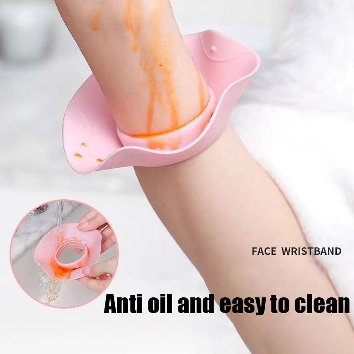 Silicone Wrist Water Stoppers - 2 Pc Set for Dry Sleeves - Happy Price - Image 4