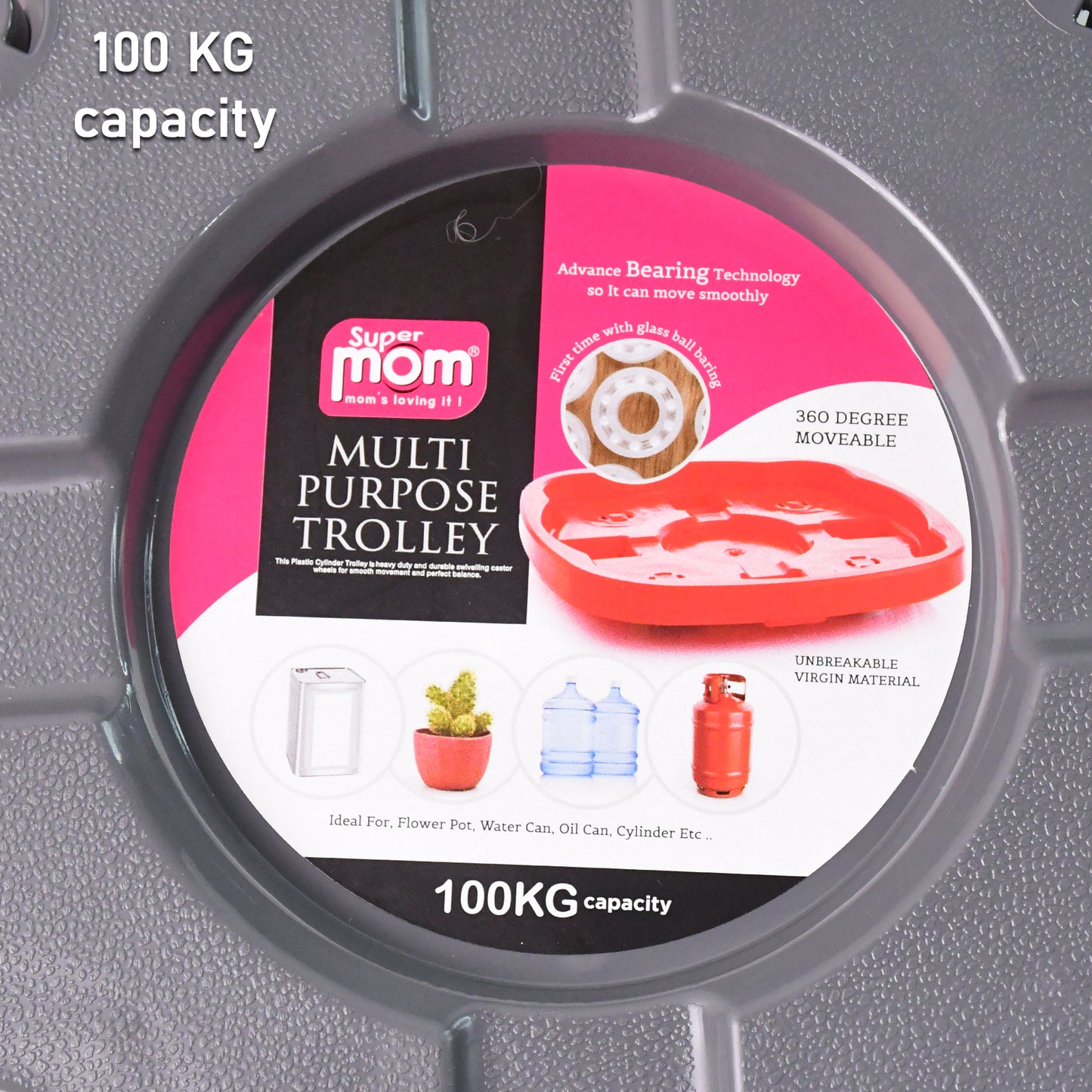 Heavy Duty Gas Cylinder Trolley with Wheels - Smooth Moving Kitchen Stand - Happy Price - Image 4