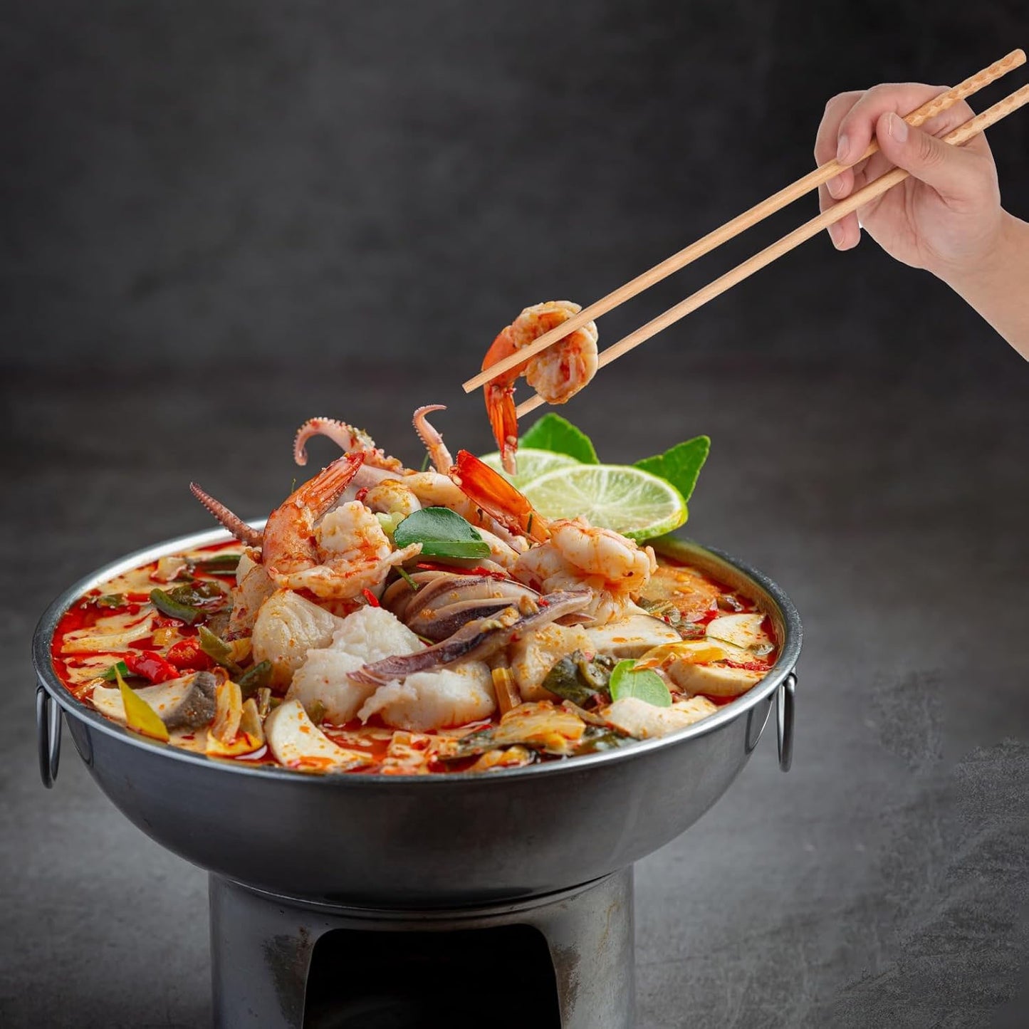 Reusable Bamboo Chopsticks Set - 5 Pairs, 24cm Traditional Dining Utensils - Happy Price - Image 6
