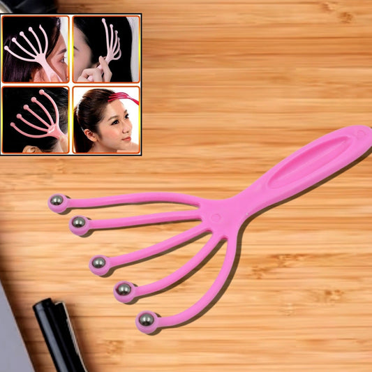 Scalp Massager Handheld Portable Head Massager Deep Relax And Pressure Relief In Office Household And Tour  Fathers Day And Mothers Day Gifts For Home Relaxation (1 Pc ) - Happy Price - Image 1