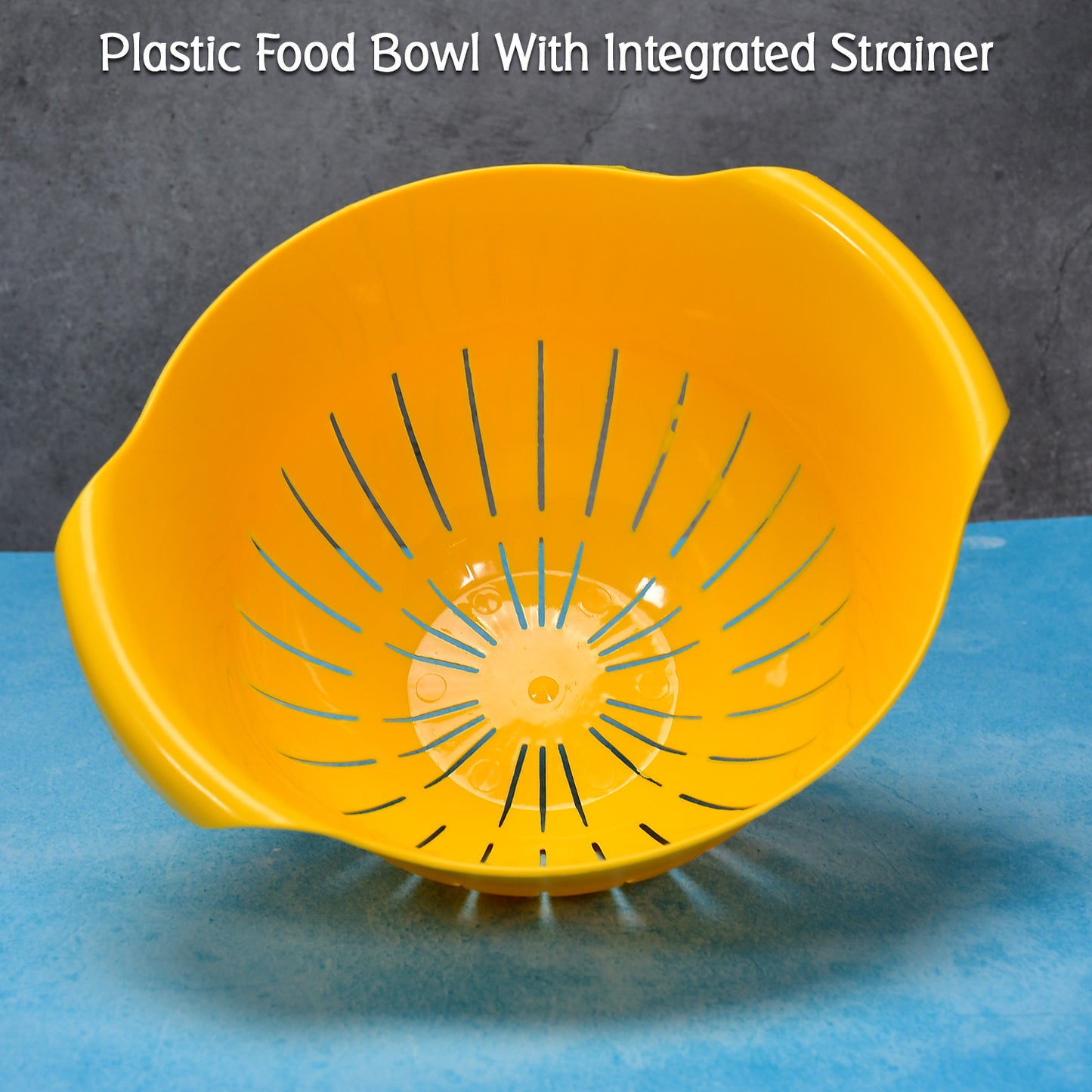 Plastic Washing Bowl with Strainer for Fruits, Vegetables & Pasta - Happy Price - Image 5