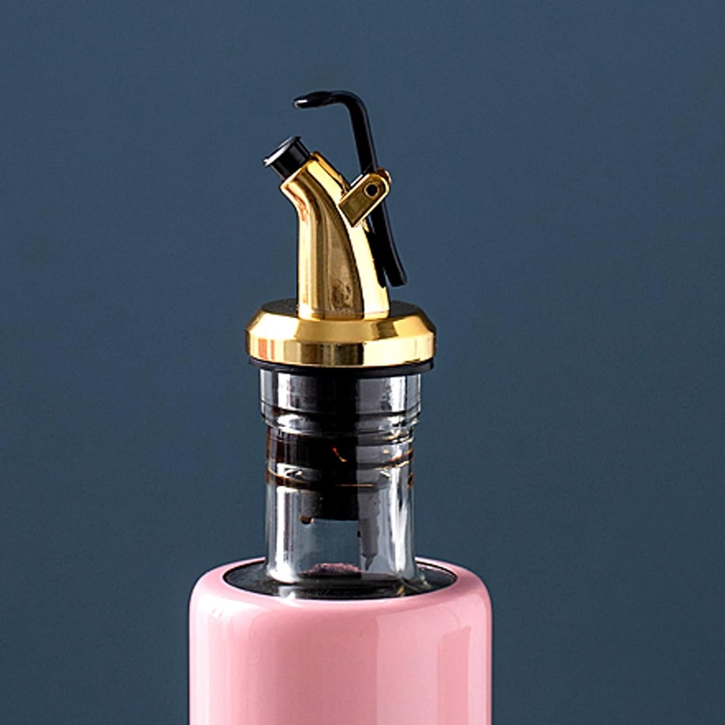 300 Ml Olive Oil Dispenser Bottle Leakproof Condiment Glass Container Non- Drip Spout Soy Sauce Vinegar Cruet Bottle For Kitchen Cooking Bbq Fry For Kicthen Home (300 Ml) - Happy Price - Image 3