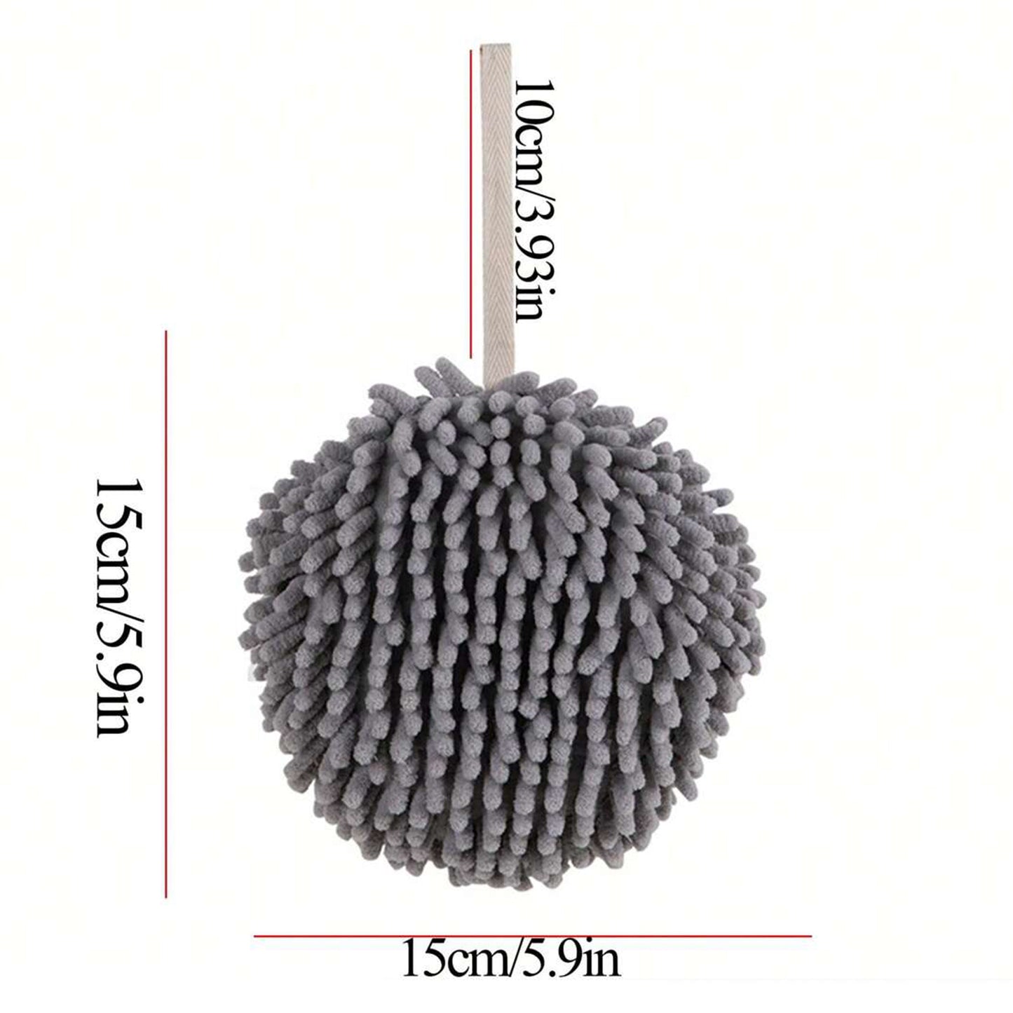 Super Soft Cute Hanging Hand Towel For Kitchen And Bathroom  Ultra Absorbent Thick Coral Velvet Hand Towels With Hanging Loop Fast Drying Microfiber - Happy Price - Image 6