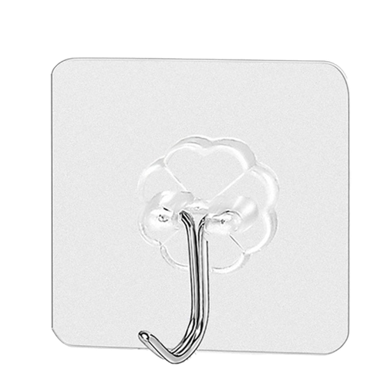 Multipurpose Strong Small Stainless Steel Adhesive Wall Hooks - Happy Price - Image 1