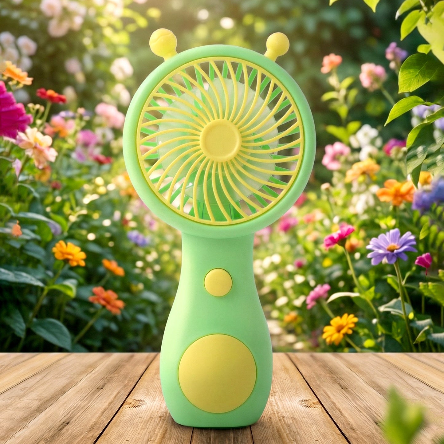 Cute Rechargeable Mini Handheld Fan for Kids - 1 Pc - Happy Price - Image 6