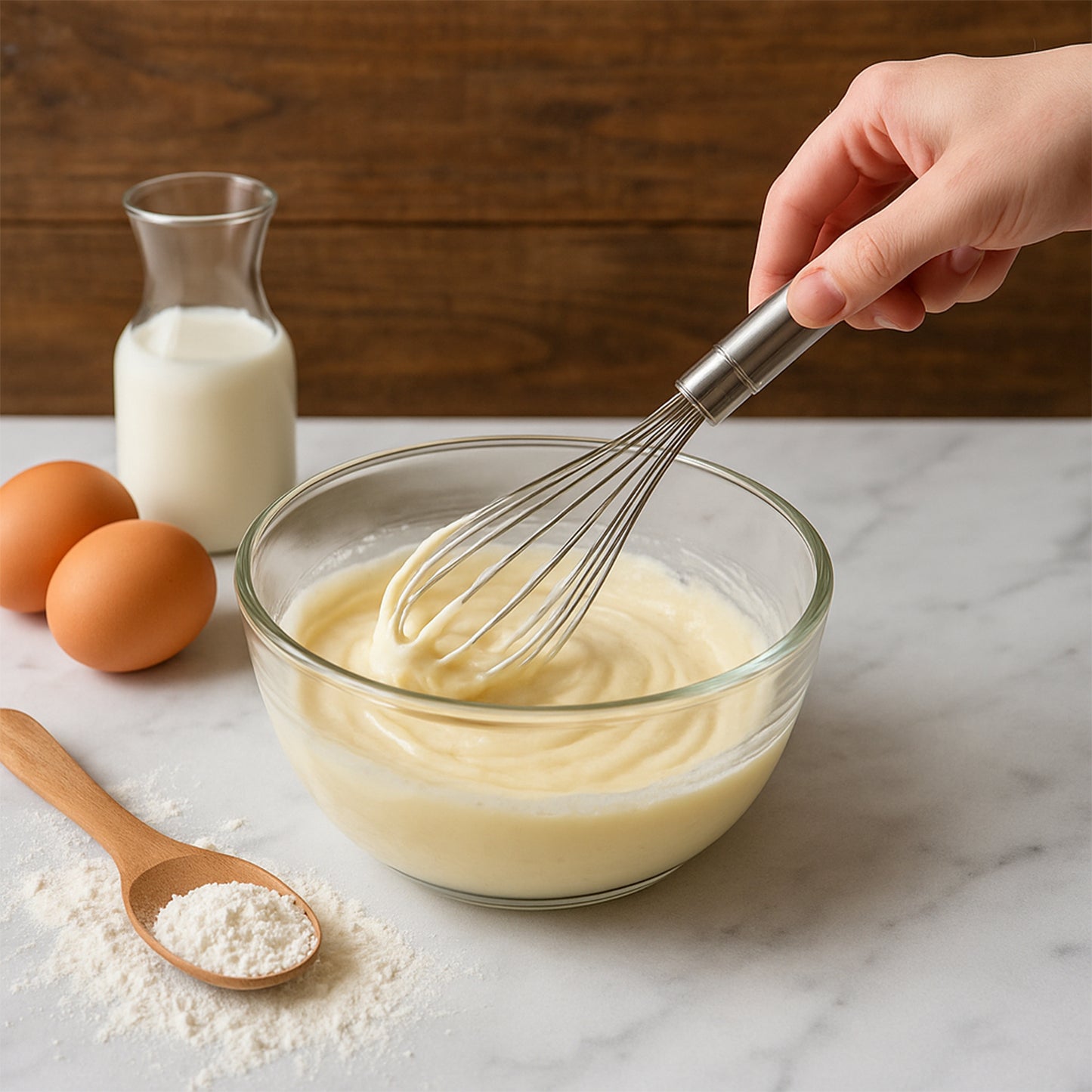Apex Stainless Steel Large Balloon Whisk (1 Pc) for Baking & Cooking - Happy Price - Image 5