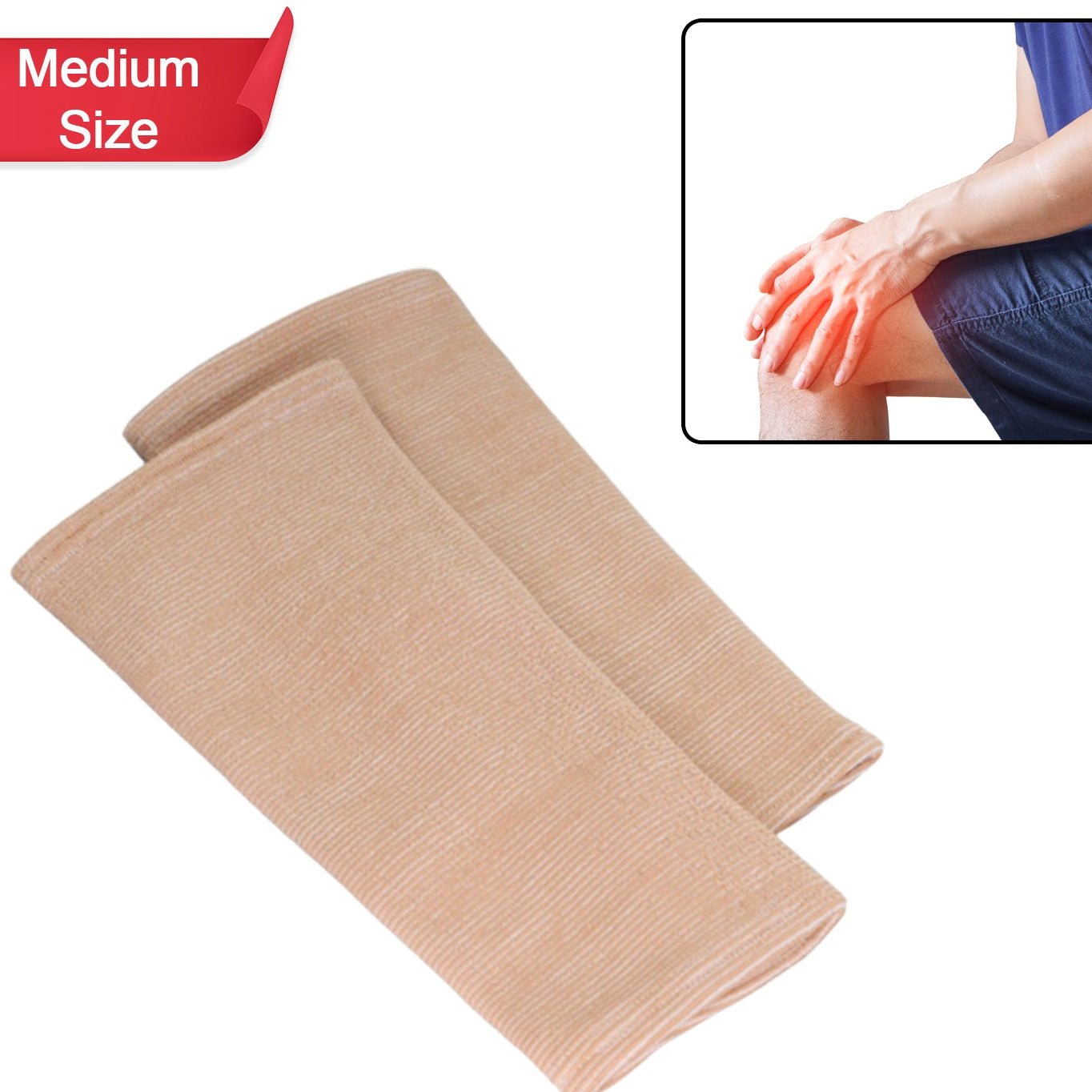 Medium Knee Support Cap for Pain Relief & Injury Protection - Happy Price - Image 1