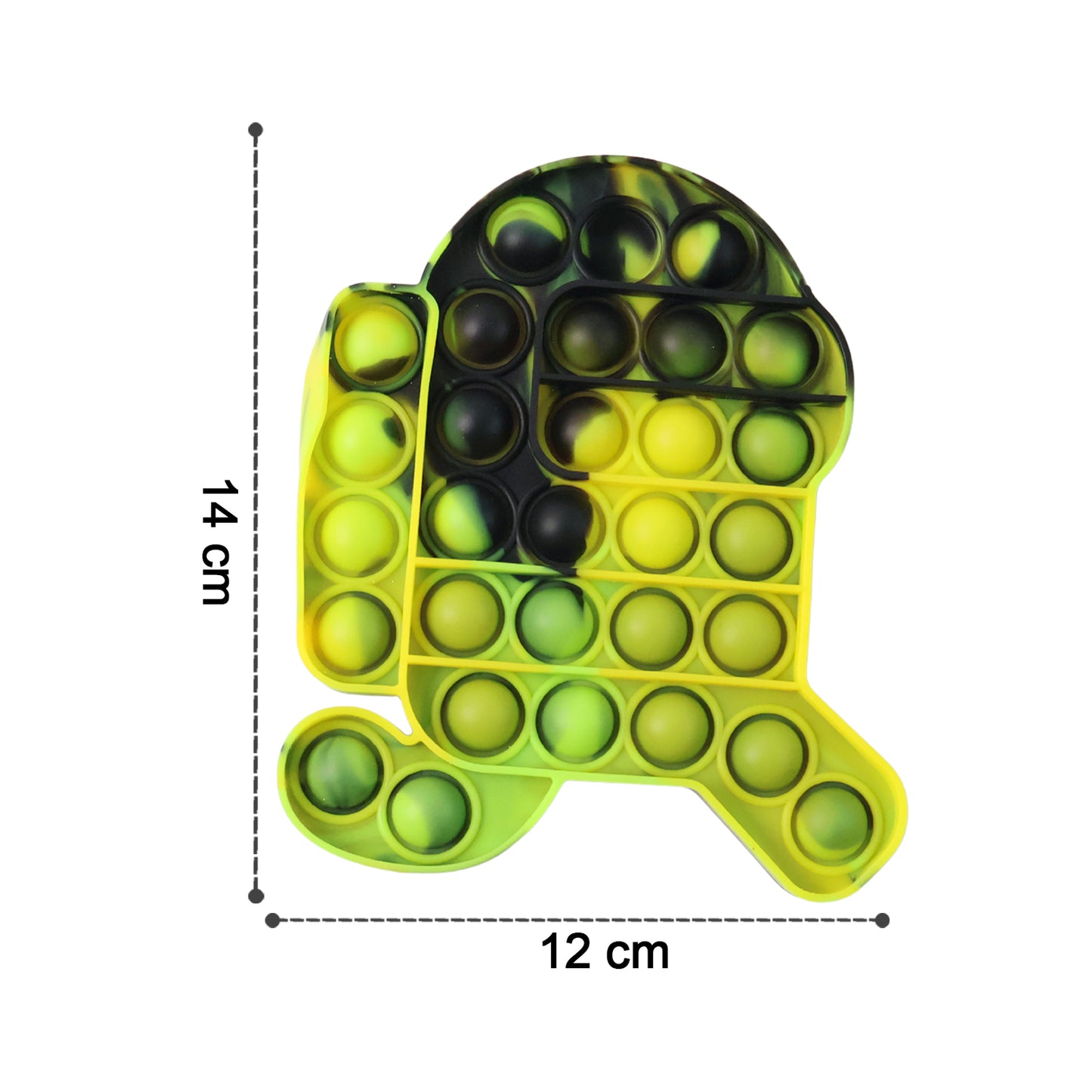 Astronaut Silicone Pop It Fidget Toy for Stress Relief (1 Pc) - Happy Price - Image 5
