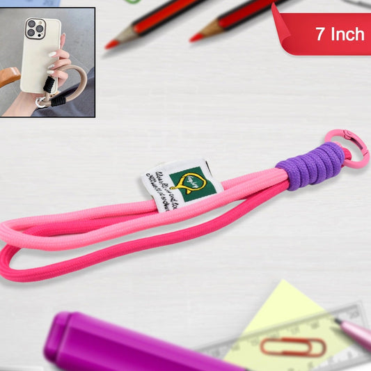 Multipurpose Hand Wrist Strap Lanyardwith Cellphone Phone Strap (1 Pc  7 Inch  Multicolor) - Happy Price - Image 1