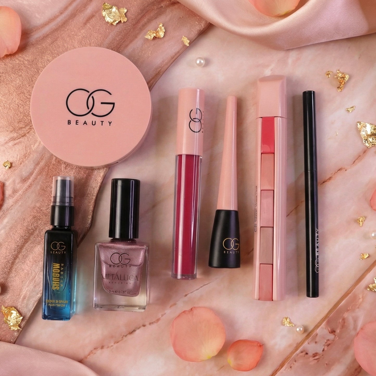 7-in-1 Complete Makeup Kit for Women - Face, Lips, Eyes & Nails Essentials - Happy Price - Image 5