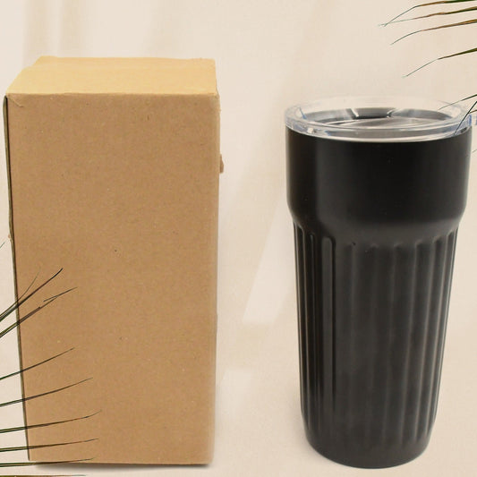 Stainless Steel Vacuum Insulated  Insulated Coffee Cups Travel Mug Car Coffee Mug With Lid Reusable Thermal Cup For Coffee Car Travel Beach Camping Hiking Hunting Fishing Drinks Coffee Tea (1 Pc) - Happy Price - Image 1