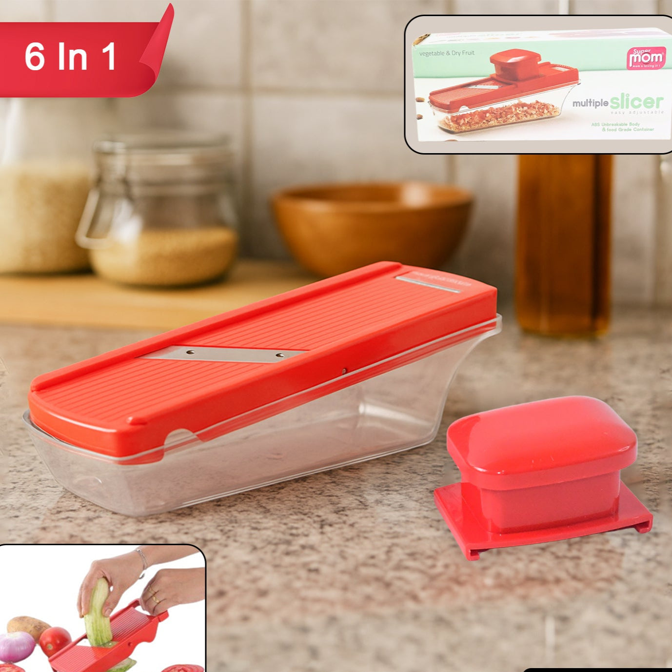 HappyPrice Adjustable Vegetable & Dry Fruit Slicer (1 Pc) - Happy Price - Image 1
