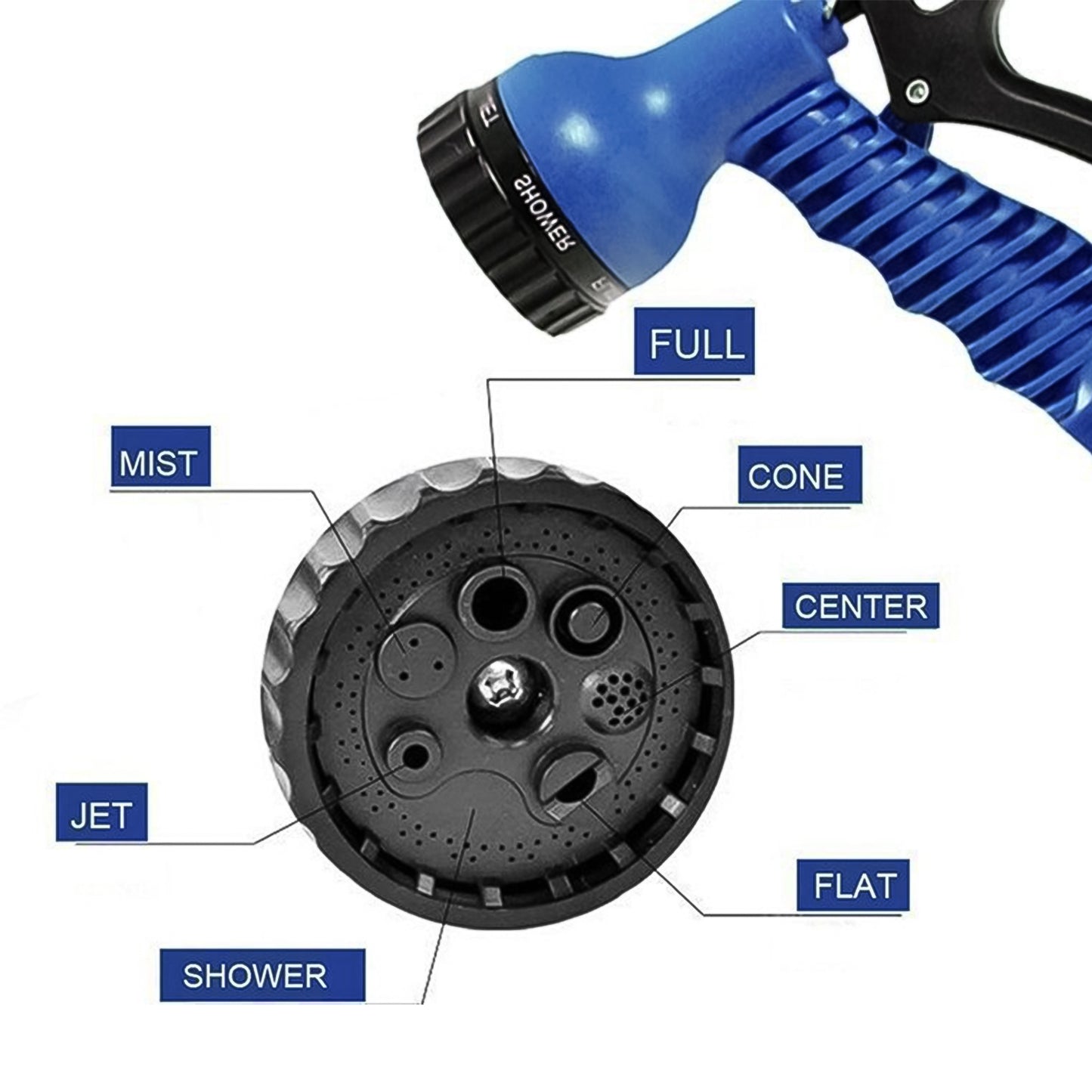 Expandable Magic Garden Hose With Spray Gun Approx 4 Metre Pipe (1 Set  Mix Color) - Happy Price - Image 3