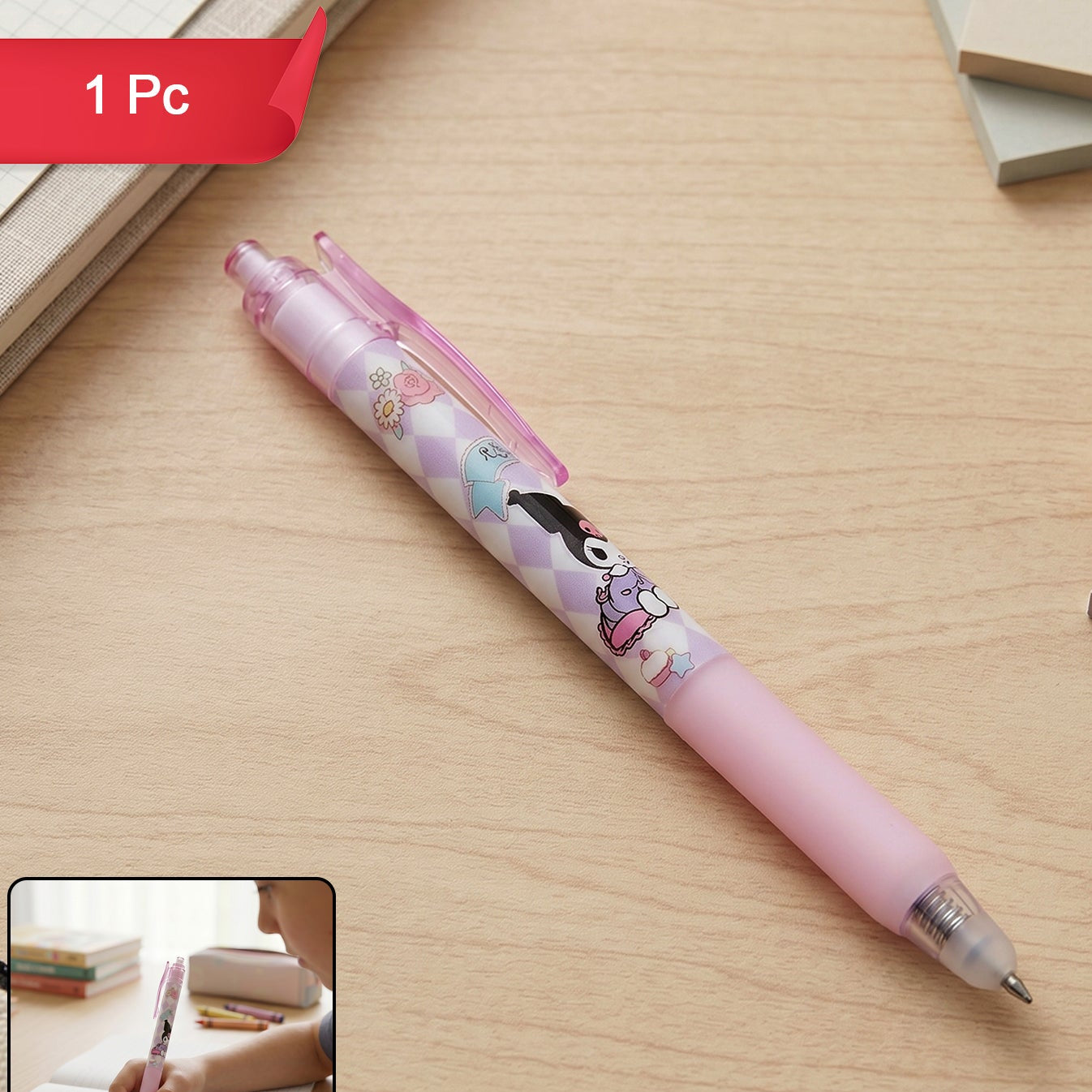 Cute Erasable Pen With Mix Colors 1 Pc Perfect For Kids