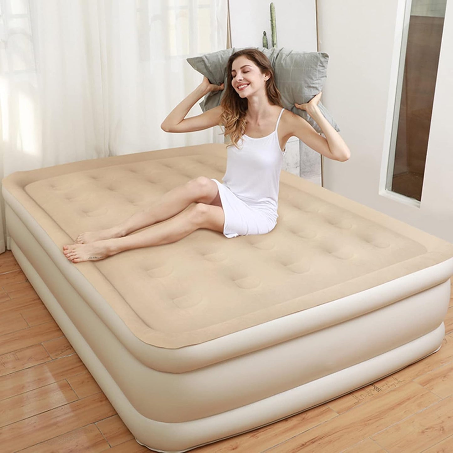 Portable Inflatable Bed Folding Lazy Bed (190x100x40 Cm  1 Pc) - Happy Price - Image 3