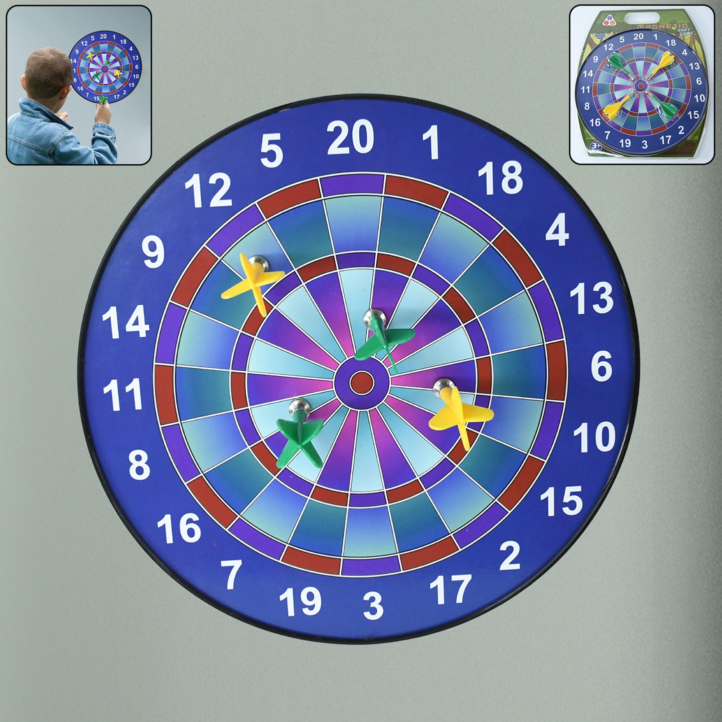 Magnetic Dartboard Game Set For Kids  Adults - Happy Price - Image 3