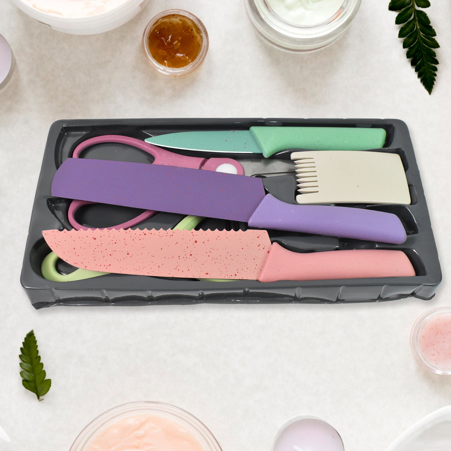 Professional Colorful Kitchen Knives Set (6 Pcs Set) - Happy Price - Image 6