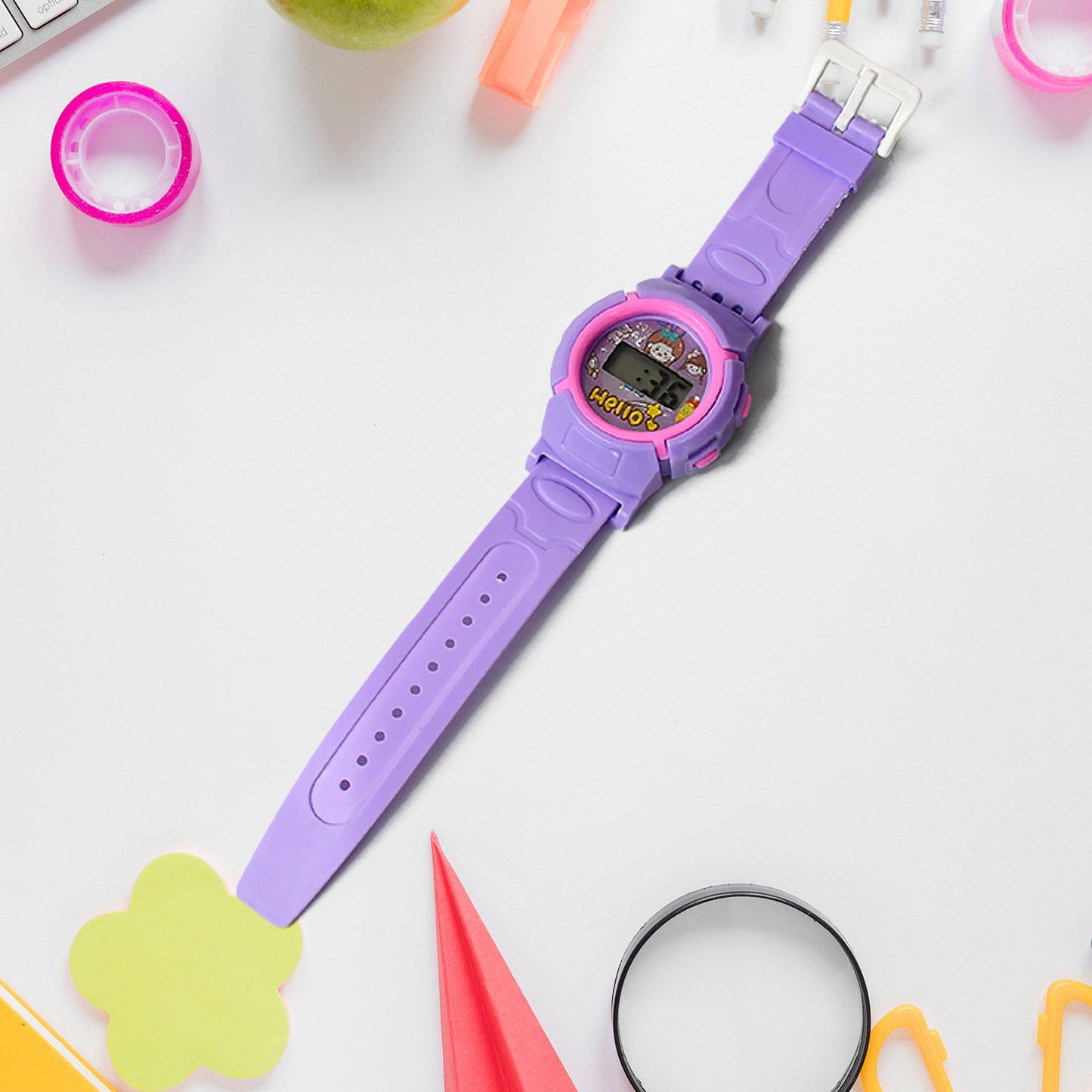 Stationery Set For Girls And Boys  Kids Return Gift - 7 In 1 School Items For Kids-pencils Eraser Sharpener Pouch Pencil Extender  Birthday Gift Idea Stationary Kit Set For School Kids (Pack Of 7 Pcs Set) - Happy Price - Image 3