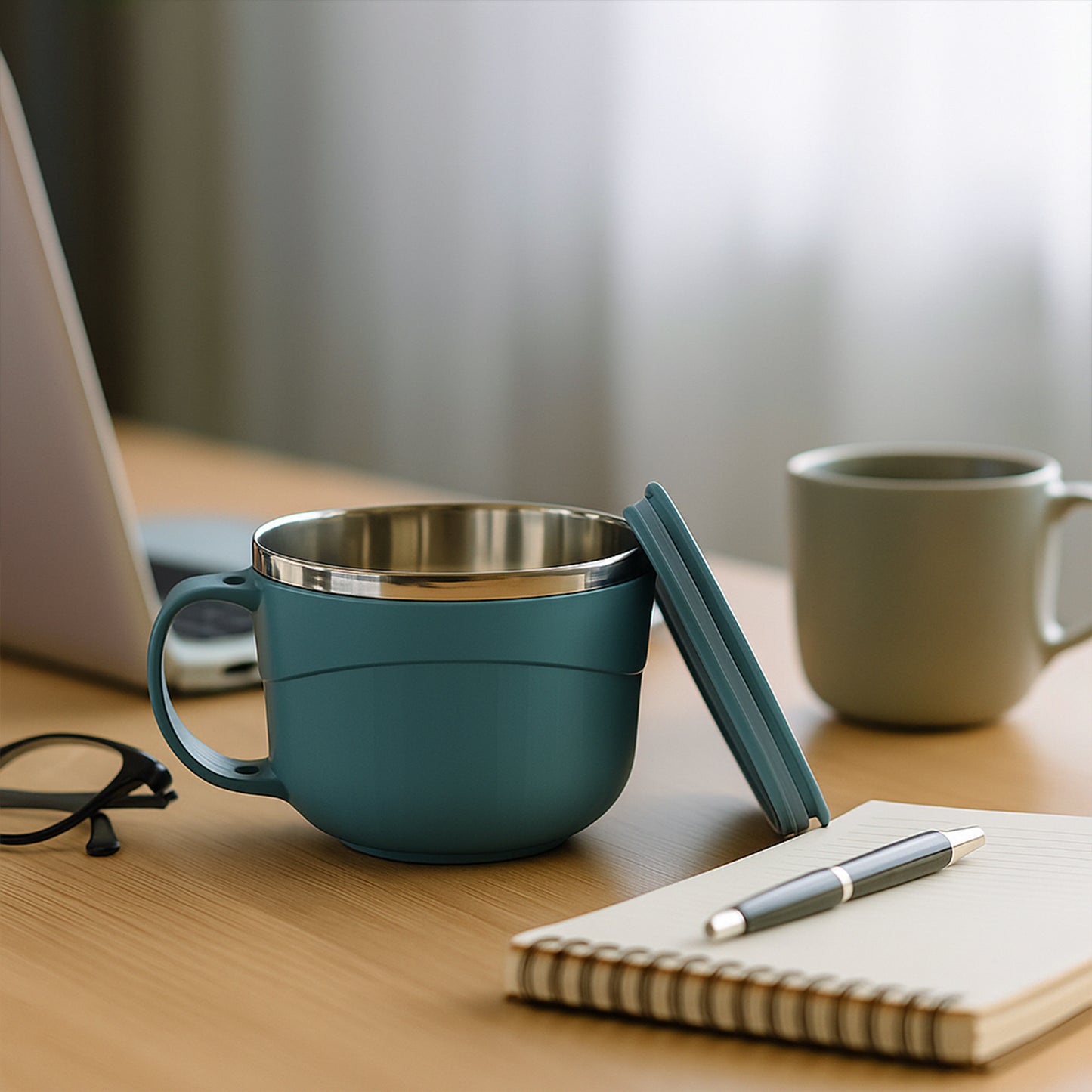 Apex Hot-X Insulated Soup Bowl (700 ML) with Lid & Utensils - Stainless Steel - Happy Price - Image 5