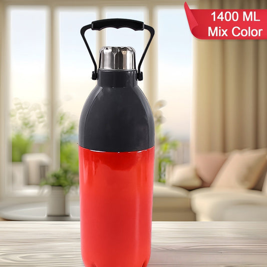 Plastic Sports Bottle Insulated Leakproof Bpa-free (1400ml  Mix Colour) - Happy Price - Image 1