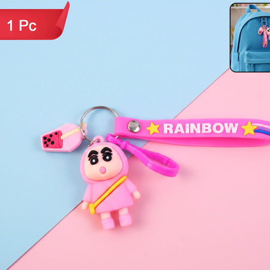 Cute Cartoon Character Rainbow Strap Keychain (1 Pc) - Happy Price - Image 1