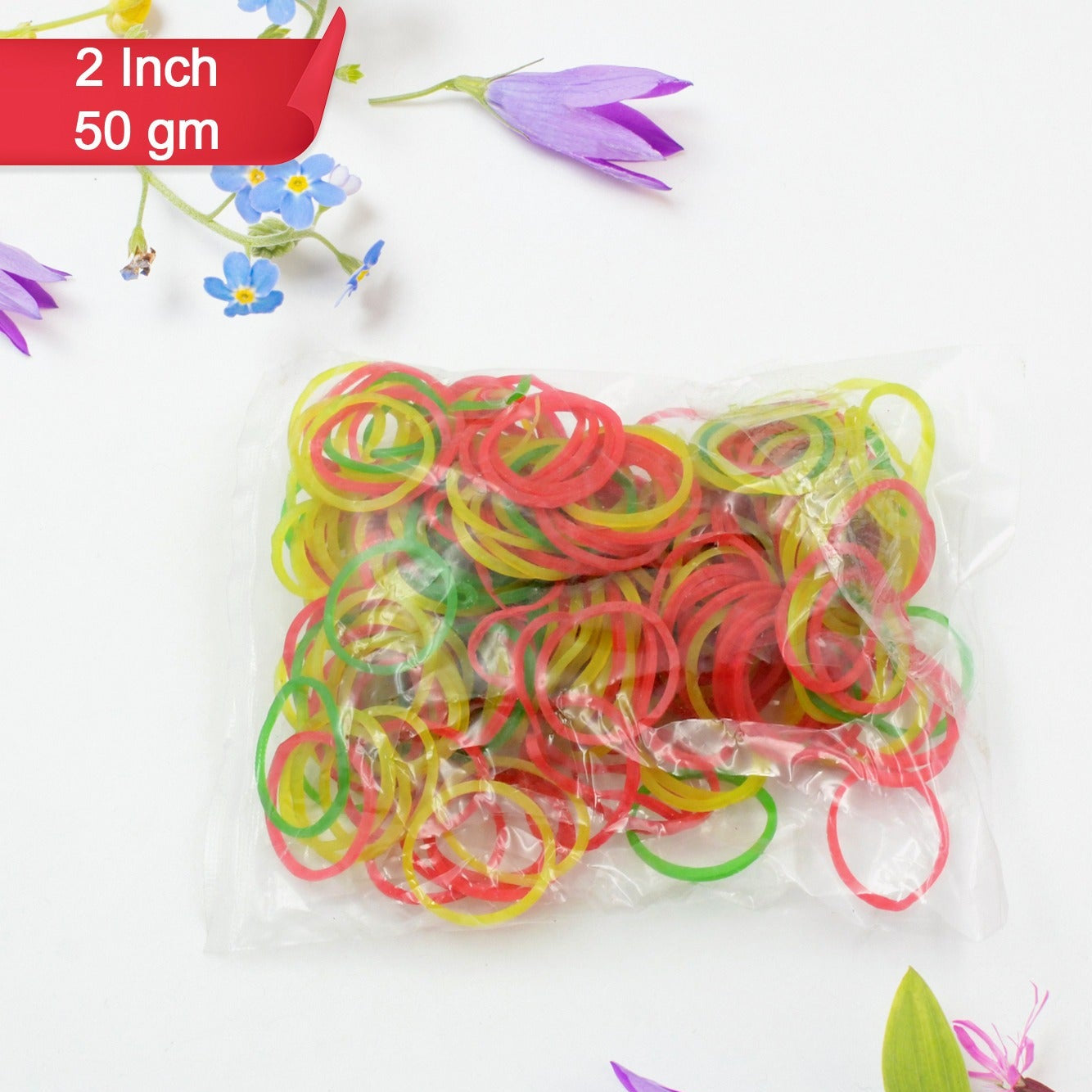 Rubber Band For Officehome And Kitchen Accessories Item Products Elastic Rubber Bands Flexible Reusable Nylon Elastic Unbreakable For Stationery School Multicolor - Happy Price - Image 1
