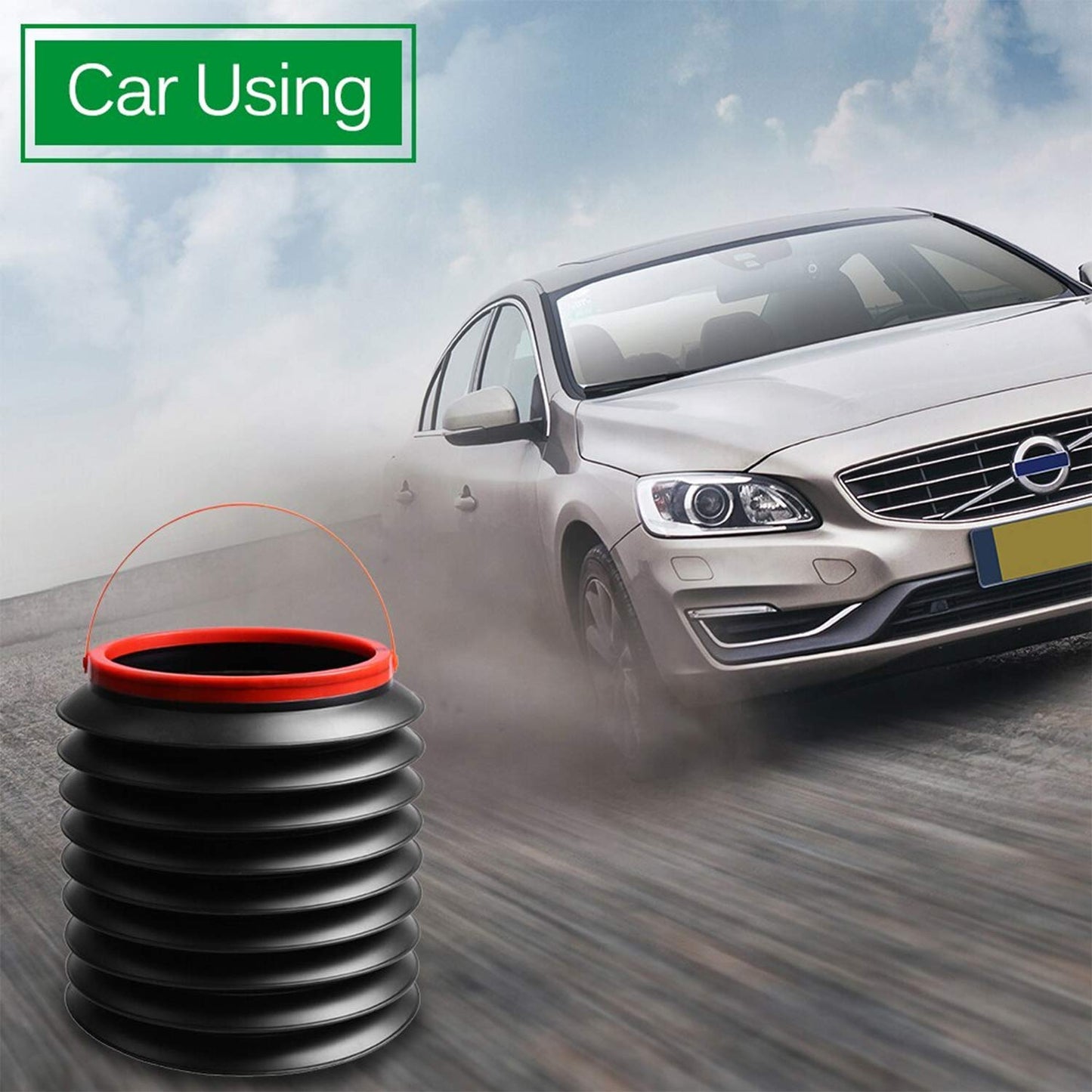 Foldable Storage Bucket  Water Container  Dustbin Multiuse Bucket For Home  Car  Kitchen Use Bucket - Happy Price - Image 2