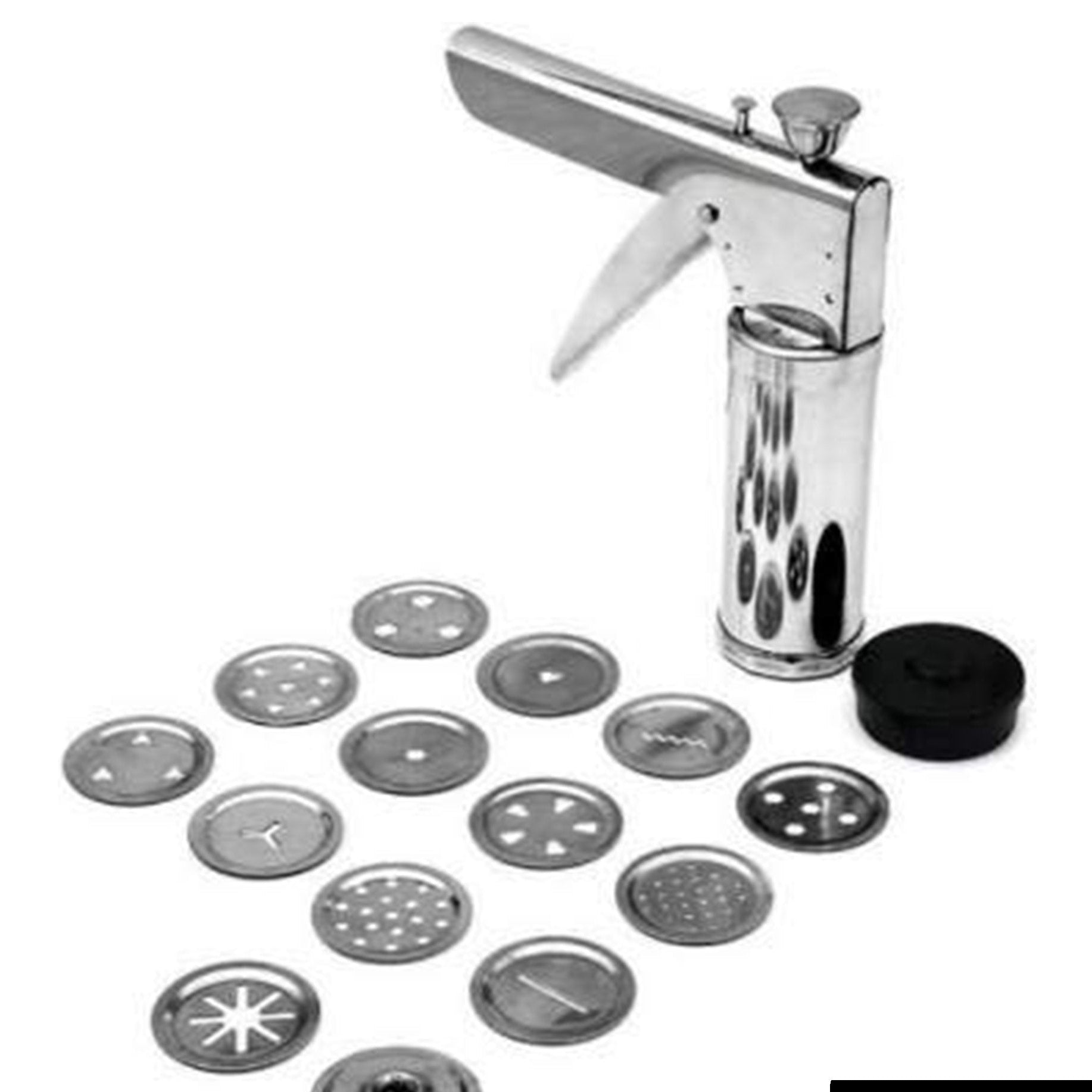 15-in-1 Stainless Steel Kitchen Press for Snacks & Noodles - Happy Price - Image 1