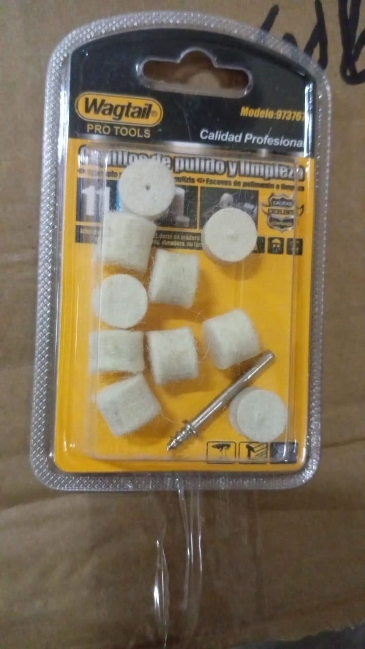 Rotary Tool Accessory Wool Felt Polishing Pad Felt (11 Pcs Set) - Happy Price - Image 6