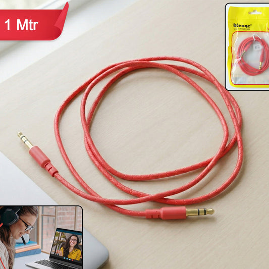 3.5mm Aux Audio Cable (1 Pc 1 Meter)