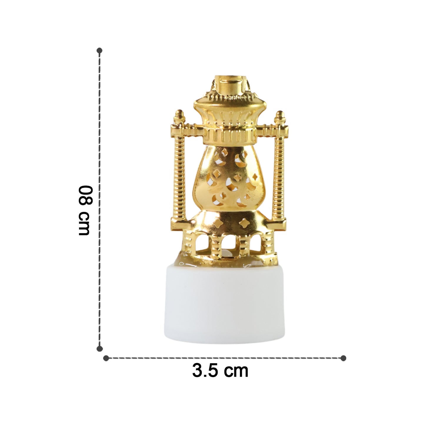 Set of 4 LED Lantern Style Flameless Tealights - Warm Flickering Glow - Happy Price - Image 6