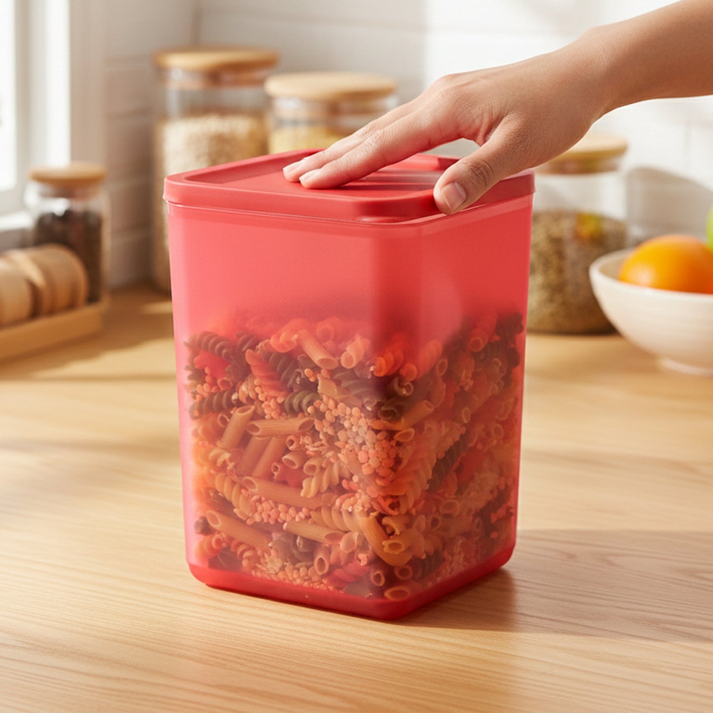2000 ml Matt Finish Storage Container for Kitchen & Home Organization - Happy Price - Image 3