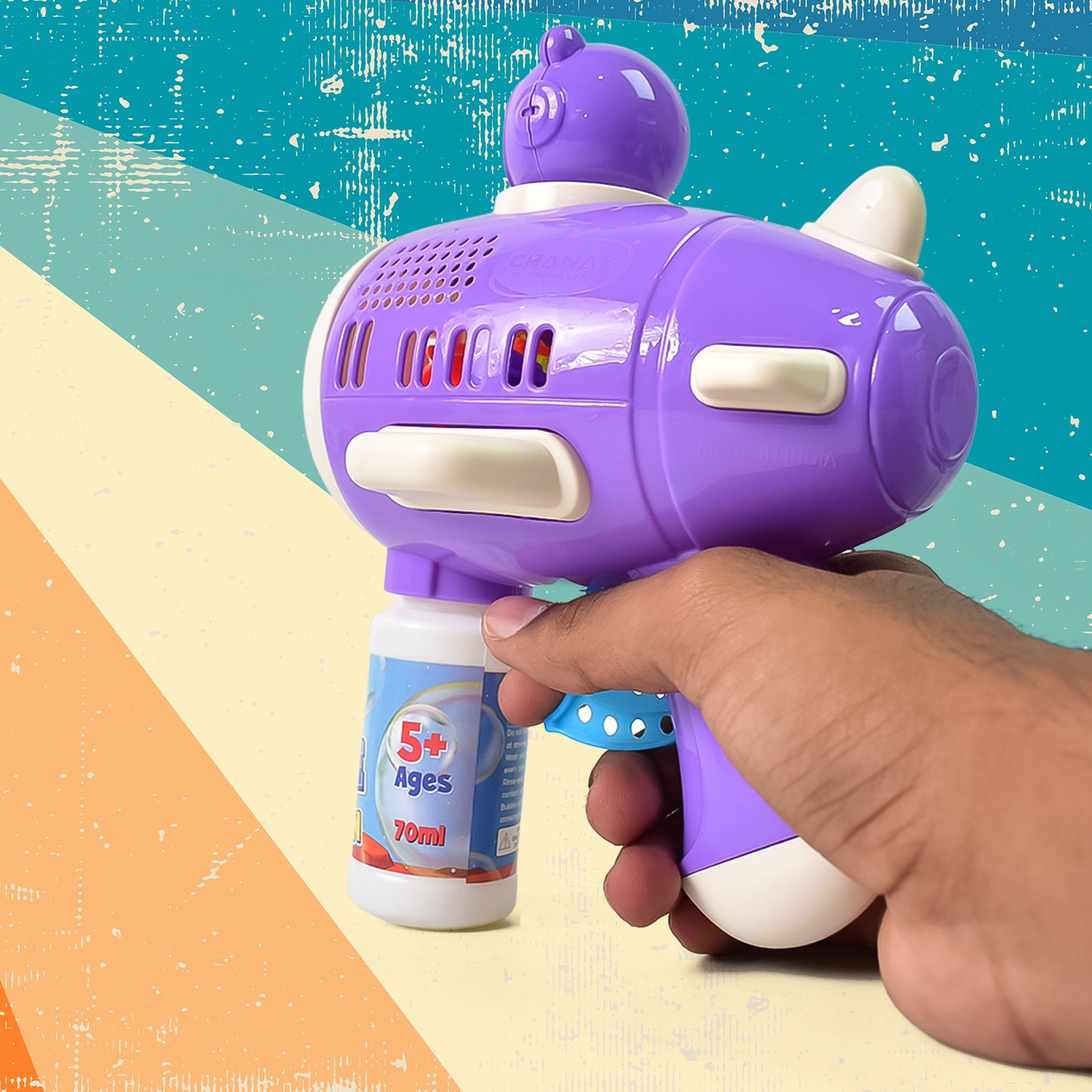 Space Bubble Gun Toy For Kids (With Solution) - Happy Price - Image 3