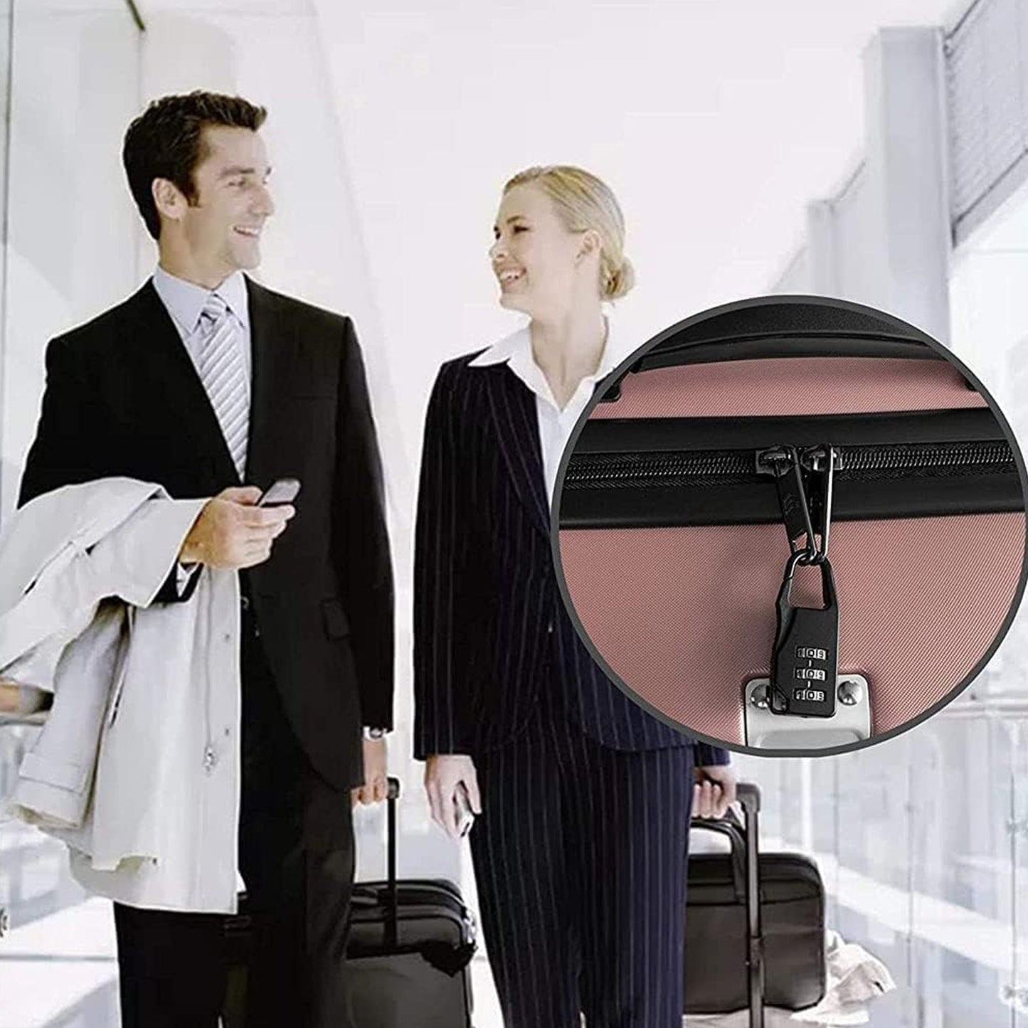 Secure 3-Digit Combination Travel Lock for Luggage & Bags (1 Pc) - Happy Price - Image 3