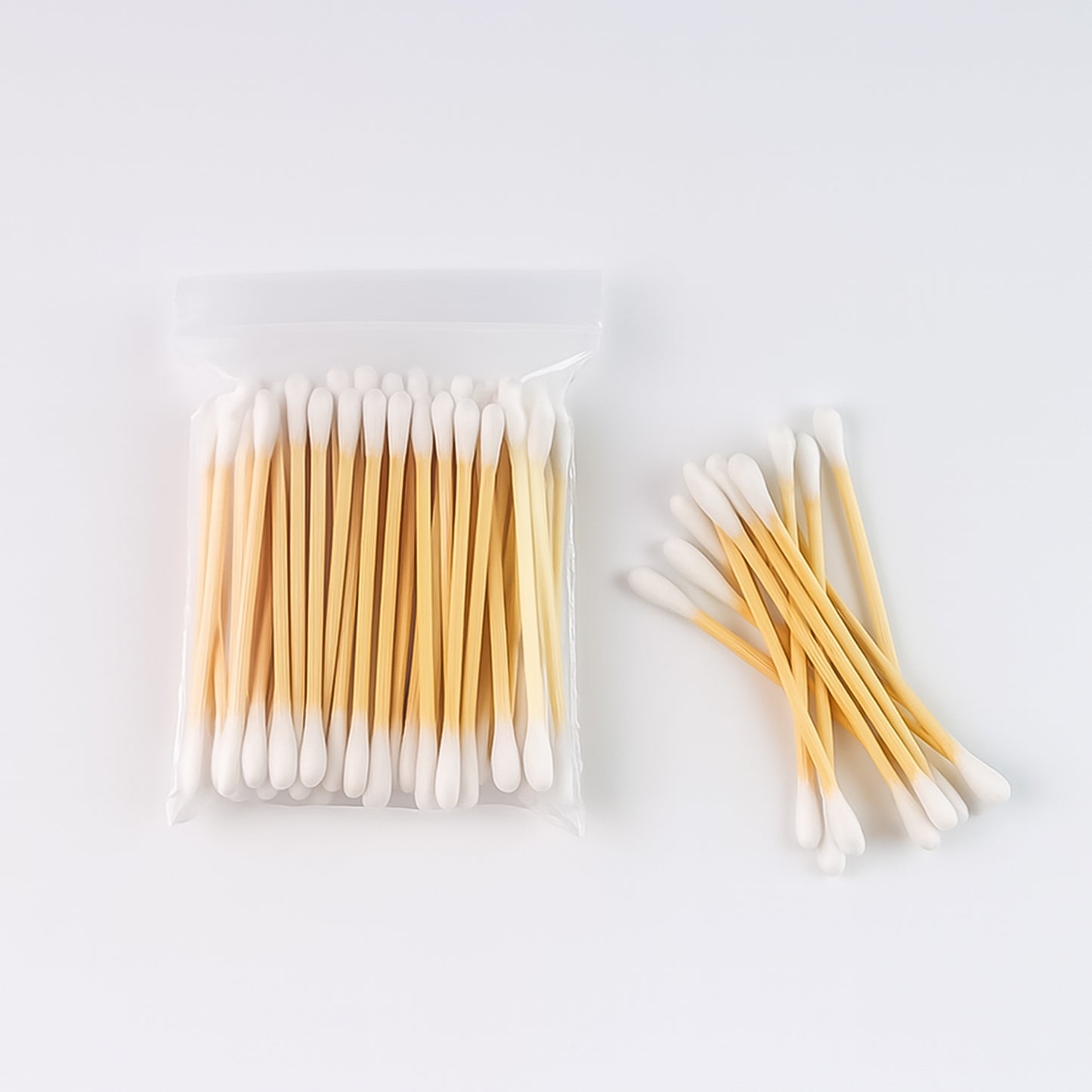 Eco-friendly Wooden Cotton Ear Buds (1 Pkt  100 Pcs Approx) - Happy Price - Image 2