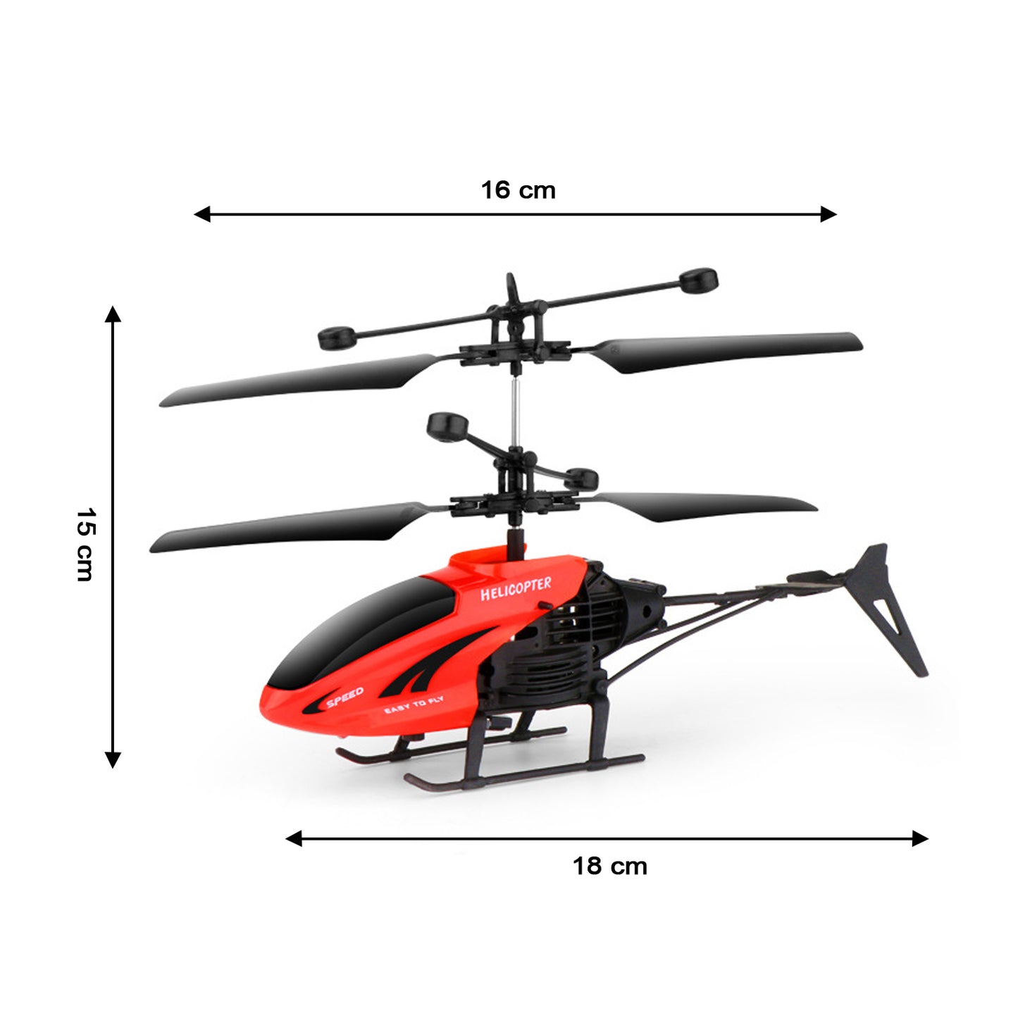 Remote Control Helicopter With Usb Chargeable Cable For Boy And Girl Children (Pack Of 1) - Happy Price - Image 5