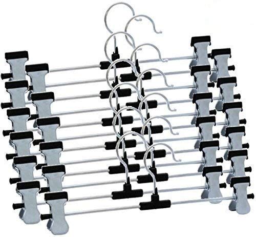 Hangers With 2-adjustable Anti-rust Clips (Pack Of 12) - Happy Price - Image 6