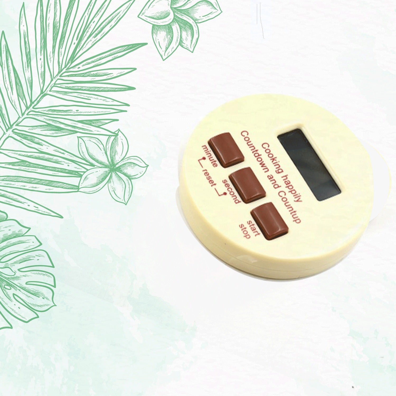 Digital Kitchen Timer with Loud Alarm & Magnetic Stand - Stopwatch Function for Cooking, Study, and More - Happy Price - Image 1