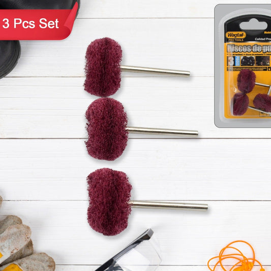 Abrasive Buffing Polishing Wheel Set (3 Pcs) - Happy Price - Image 1