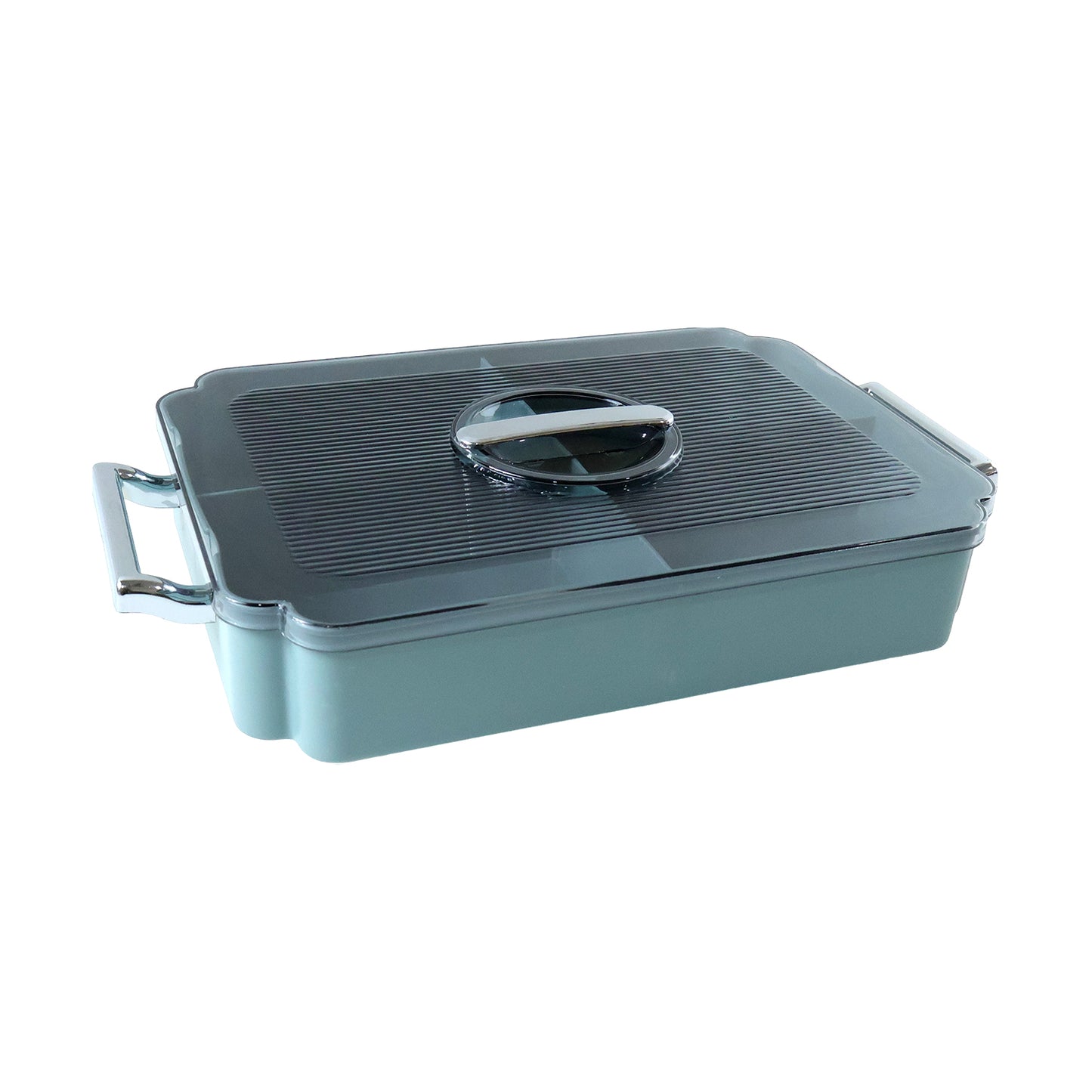 4 Section Plastic Organizer Box with Lid - 1 Pc - Happy Price - Image 4